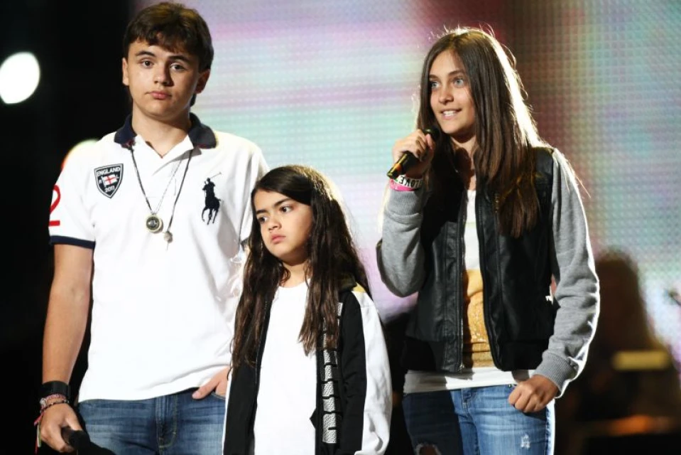 Prince Jackson, Blanket Jackson и Paris Jackson