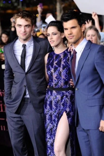Robert Pattinson, Kristen Stewart и Taylor Lautner