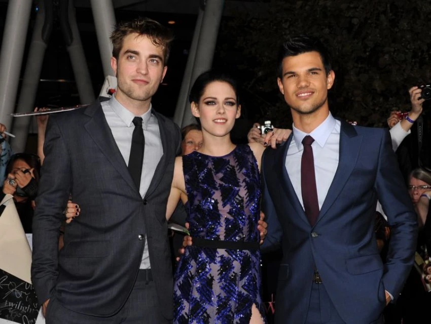 Robert Pattinson, Kristen Stewart и Taylor Lautner