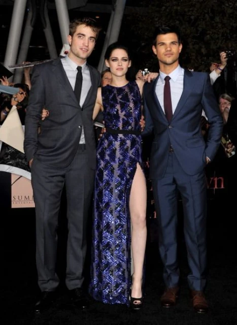 Robert Pattinson, Kristen Stewart и Taylor Lautner