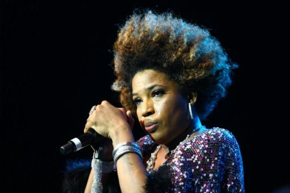 Певиците Jessie J и Macy Gray на сцената на фестивала F1 Rocks в Сао Паоло